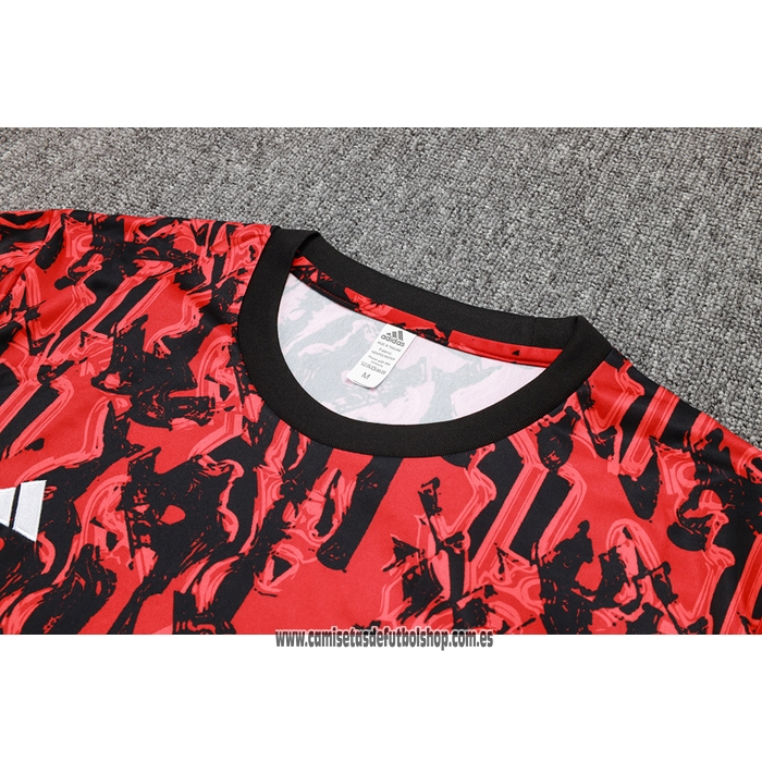 Chandal del Manchester United 23-24 Manga Corta Rojo - Pantalon Corto
